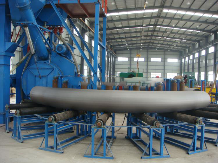 鋼管内外壁抛丸清理機