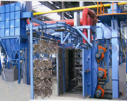 環軌吊鏈式抛丸清理機