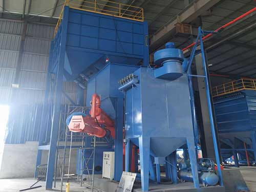 樹脂砂處理生産線