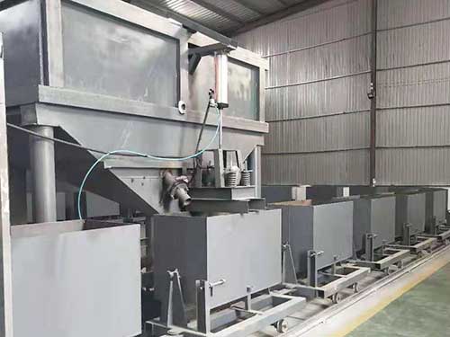 覆膜砂澆注生産線