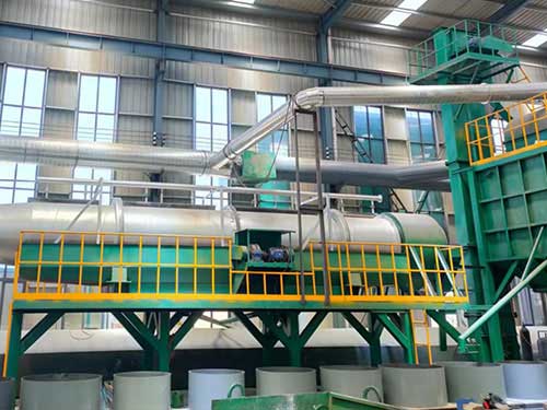 覆膜砂鋼丸埋箱鑄造生産線