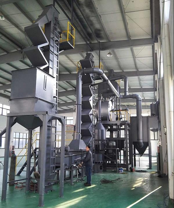 覆膜砂生産線圖示